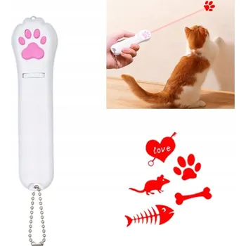 HRAČKA PRO KOČKU S INFRAČERVENÝM LASEREM, 5 NASTAVITELNÝCH REŽIMŮ, NABÍJENÍ PŘES USB