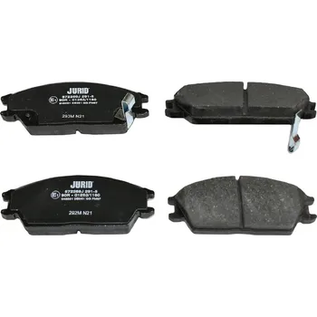Brzdový systém Sada brzdových destiček, kotoučová brzda JURID 572268J