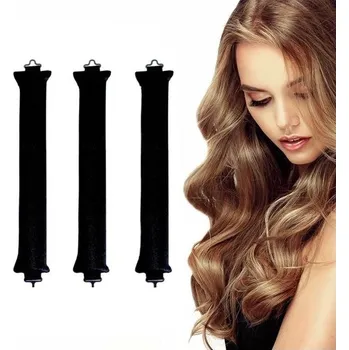 Natáčka na vlasy ROCTREE 3 kusy natáček bez tepelné úpravy - Natáčky přes noc, Čelenka pro dlouhé a předlouhé vlasy