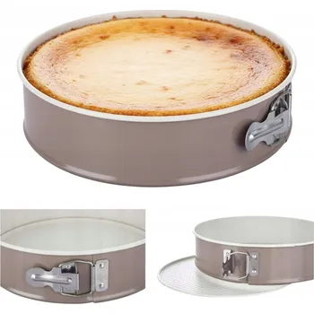 Nádoba na pečení FORMA NA DORT 24x24x6CM NA PEČENÍ VYJÍMATELNÉ DNO KULATÝ PLECH