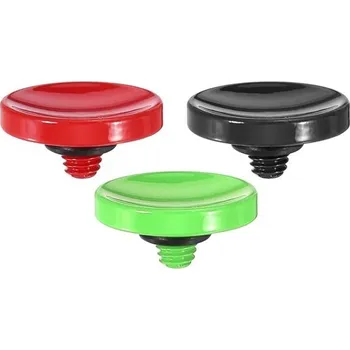 Spoušť pro fotoaparát PATIKIL 3 kusy kovových tlačítek spouště fotoaparátu, čistá měď, konkávní spoušť fotoaparátu,