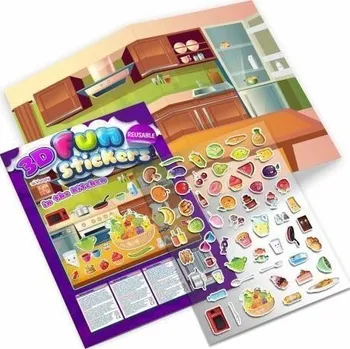 Zábava v kuchyni s 3D samolepkami