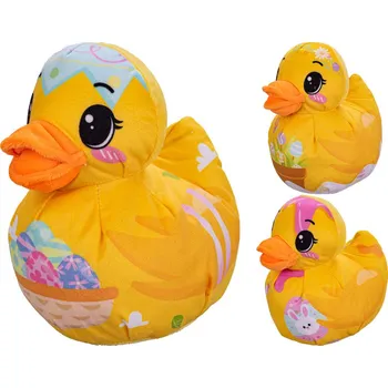 Hračka pro nejmenší Mikro Trading Kačenka plyšová 19 cm velikonoční 0 m+