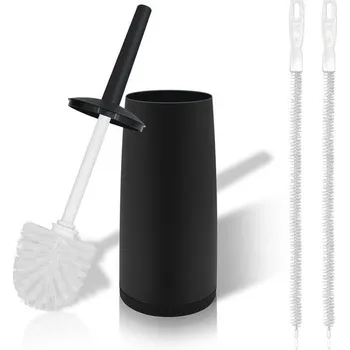 WC štětka DLAIMI 1 toaletní kartáč s držákem, 2 kartáče na instalatérské práce, 3 kartáče na čištění malých