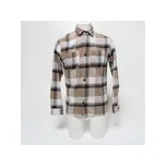Pánská košile Jack & Jones M hnědobílá