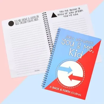 Duronge Zápisník Jen mezi tebou a mnou, komunikační deník pro rodiče a děti, zápisník mezi dospělým