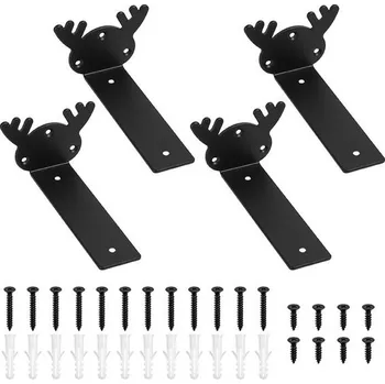 Madlo do koupelny 4 ks robustních konzolí na police, 15cm