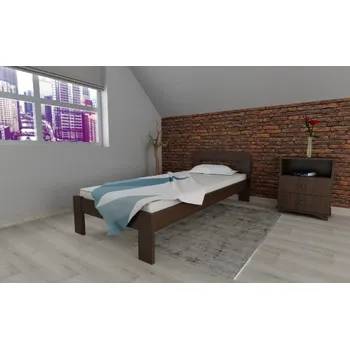 Postel Postel masiv Šárka 80 x 200 cm - OŘECH + rošt ZDARMA