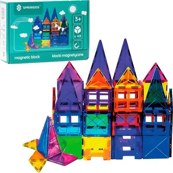 ostatní stavebnice Magnetická stavebnice 48 dílů SPRINGOS KG0046