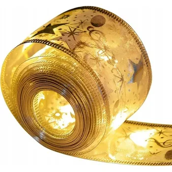 Vánoční dekorace Vánoční osvětlení na stromeček stuhové Vánoční světýlka 50 LED Teplá bílá 5m