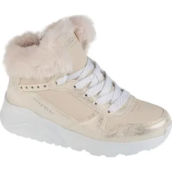 Chlapecká obuv Skechers Uno Lite - Comfurt Collar 310396L-NAT Beige 29 38