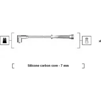 Zapalovací kabel Sada kabelů pro zapalování MAGNETI MARELLI 941145380735