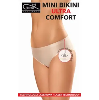 Dámské spodní prádlo Dámské kalhotky MINI BIKINI ULTRA COMFORT - GATTA Barva: černá, Velikost: XS