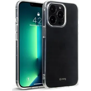 Pouzdro na mobilní telefon Zadní Kryt Crong pro Apple iPhone 13 Pro Max průhledný