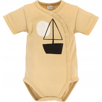 Kojenecký body Body s krátkým rukávem Summertime žluté Pinokio 68