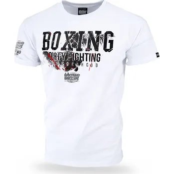 Pánské tričko Tričko Dobermans Aggressive „Dirty Fighting TS270“ – vel. L, bílé