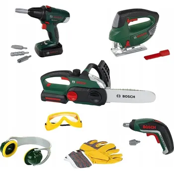 autíčko Sada nářadí pro děti Klein Theo Klein 8593 Big Bosch pila a šroubovák