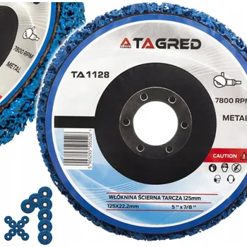 Brusný kotouč Brusný kotouč Tagred z netkané textilie modrý 125 mm měkký