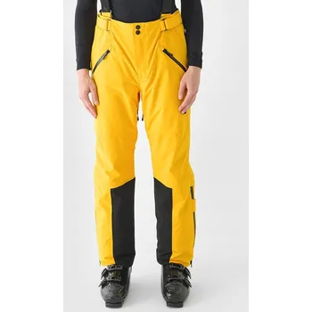 Snowboardové kalhoty 4F Pánské lyžařské kalhoty Žlutá M