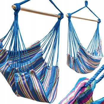 Zahradní houpačka Houpací křeslo Zolta, vícebarevné, nosnost 120 kg, 100 x 100 cm