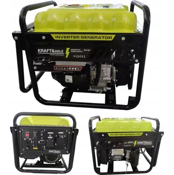 Elektrocentrála Přenosná elektrocentrála třífázová Kraft&Dele 2500 W benzínová
