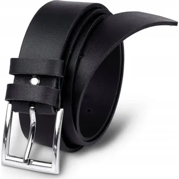 Opasek Pásek pánský kožený Kaletnik Černý 3,5 cm 105 cm