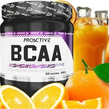 Aminokyselina BCAA prášek ProActive BCAA LOAD 400g Orange ProActive 400 g pomeranč