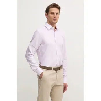 Pánské oblečení Bavlněná košile BOSS 50533040 růžová 03X, vel. 43