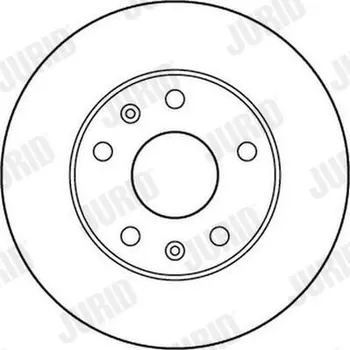 Brzdový systém Brzdový kotouč JURID 562153JC