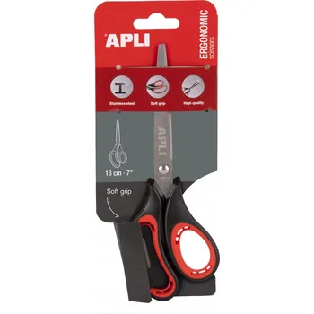 Kancelářské nůžky Kancelářské nůžky Apli 18 cm