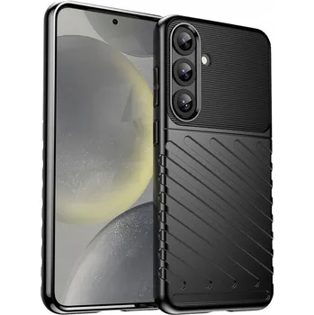 Pouzdro na mobilní telefon Thunder Case pouzdro pro Samsung Galaxy S25+, silikonové ochranné obal - če