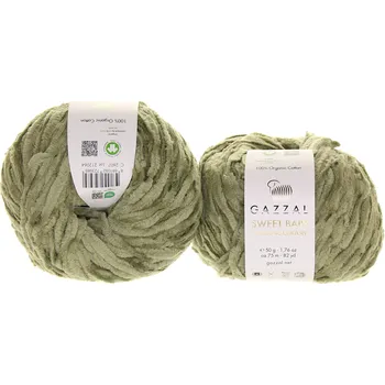 Příze Gazzal Sweet Baby organic cotton 2607 khaki