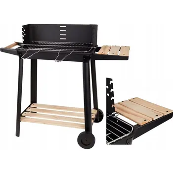 Gril na dřevěné uhlí JJA 49 x 28 cm