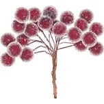 3D ozdobné větvičky červených bobulí