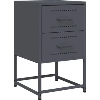 Noční stolek Noční stolek , antracit, 36x39x60,5 cm, ocel