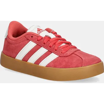 Chlapecké tenisky Dětské semišové tenisky adidas VL COURT 3.0 JR2214 růžová 38X, EUR 35