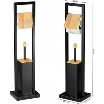 WC štětka Sada na stojanu z nerezová ocel Brunbeste 1116