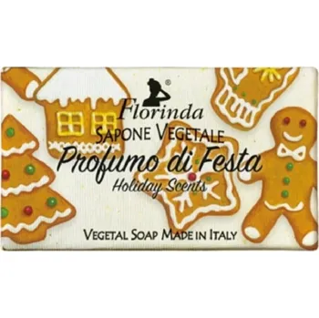 Mýdlo Florinda Vánoční mýdlo v kostce – vůně Vánoc 100 g