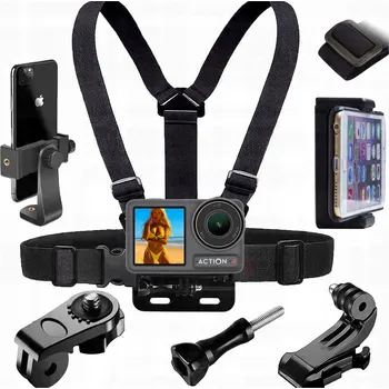 POSTROJ DRŽÁK NA HRUDNÍK VESTA PRO TELEFON KAMERU GOPRO DJI 6v1