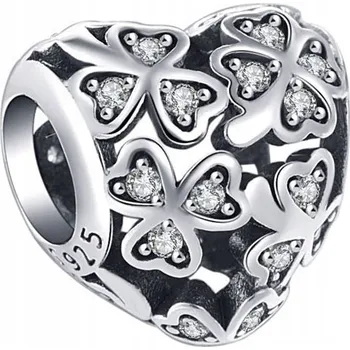 Přívěsek Přívěsek Charms Srdce a Čtyřlístek Charmsy Trusky