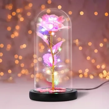 Party dekorace NLIGHTING® Věčná růže - s galaxií