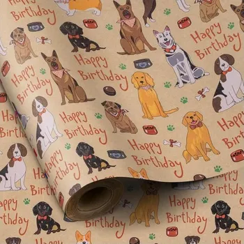 Party dekorace Balicí papír RUSPEPA Kraft v roli mini role