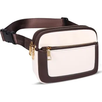 Ledvinka Dámská ledvinka Geestock z umělé kůže, mini ledvinka, opasek, malá taška přes rameno, nastavitelný