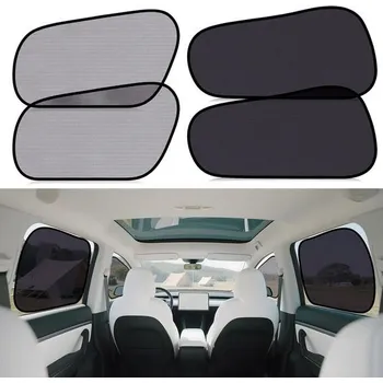 Držák do auta Sluneční clona do auta pro Tesla ModelY, 4ks