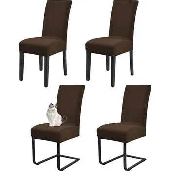 Bezpečnostní detektor Potahy na jídelní židle Pesonlook, sada 6 kusů, strečové potahy na jídelní židle, spandexové