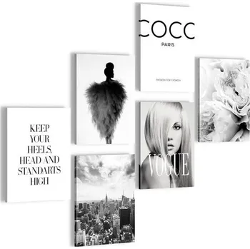 Plakát Sada plakátů DecoMe - Fashion Coco - BEZ RÁMU - Obývací pokoj Ložnice Dívčí pokoj - Vyrobeno v