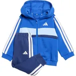 Dětská tepláková souprava adidas Essentials Tiberio 3 Stripes Fleece modrá KC6004 74cm