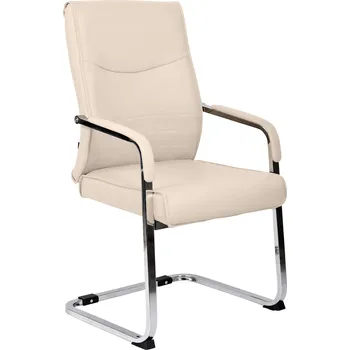 Barová židle LRCZ Křeslo pro hosty Hobart Barva: Zelená, Materiál: Imitace kůže