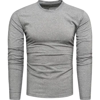 Pánské tričko Recea Pánské tričko s dlouhým rukávem Isledust šedá XL