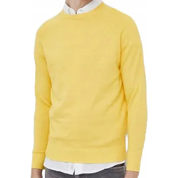 Pánský svetr Pepe Jeans svetr žlutý kulatý, velikost XL